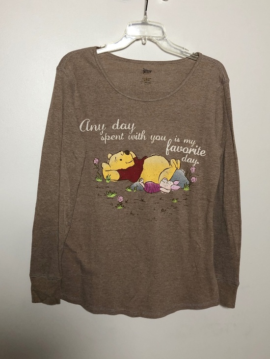 Disney Tops - Disney Winnie the Pooh Long sleeve waffle knit thermal